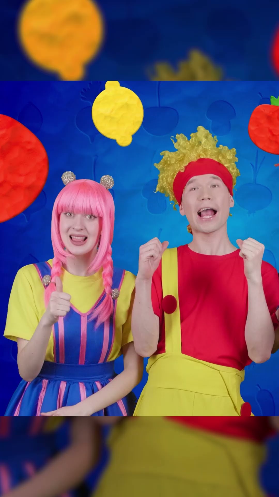 Deliciosas frutas y verduras (Versión De Muñecos) | D Billions Canciones Infantiles #shorts #db