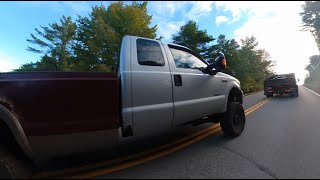 Rolling Coal Road Rage And Close P Of Cyclist