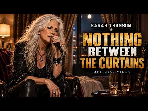 SARAH THOMSON’s Epic Rock Ballad “NOTHING BETWEEN THE CURTAINS” | The Woman Behind The Spotlight