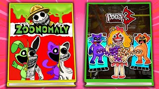 🐾paper diy🐾 RESCUE ZOONOMALY ZOOKEEPER😈 vs SMILING CRITTERS 🐺| GAMINGBOOK (+SQUISHY PLAY)