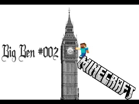 Minecraft Wir bauen den Big Ben 002 *[HD] Einmal um den Turm herum
