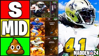Ranking THE BEST RUNNING BACKS in Madden 24