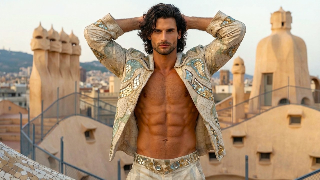 I'm waiting for you in Barcelona: THE MOST HANDSOME MEN within Gaudí's world. #sensual #handsome