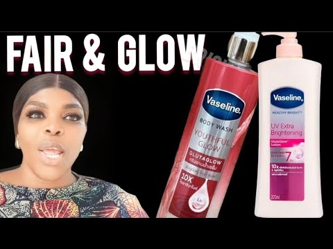 Vaseline UV EXTRA Brightening Gluta Glow Lotion  \u0026 Vaseline YOUTHFUL Glow Body Wash 💖💖
