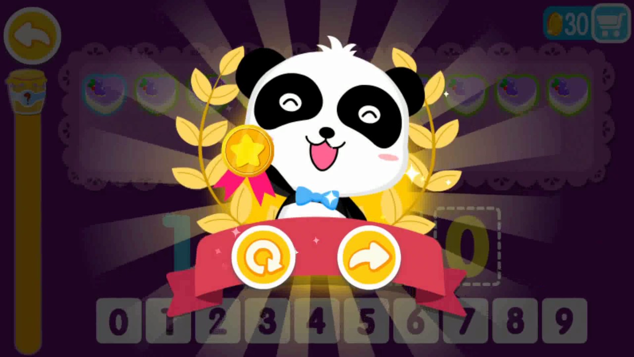 Play Panda Math Genius Kids Games party 99 - YouTube