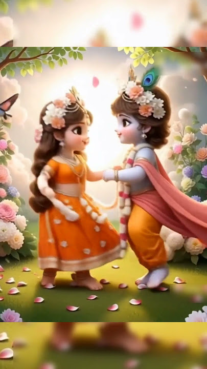 Radha Krishna dance ❤️🙏#status #viralsong #trending #cute #krishna #radhekrishnaa #shorts
