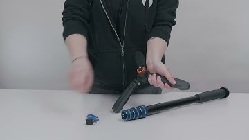 How to attach the 3 Legged Thing Docz Foot Stabiliser to a monopod
