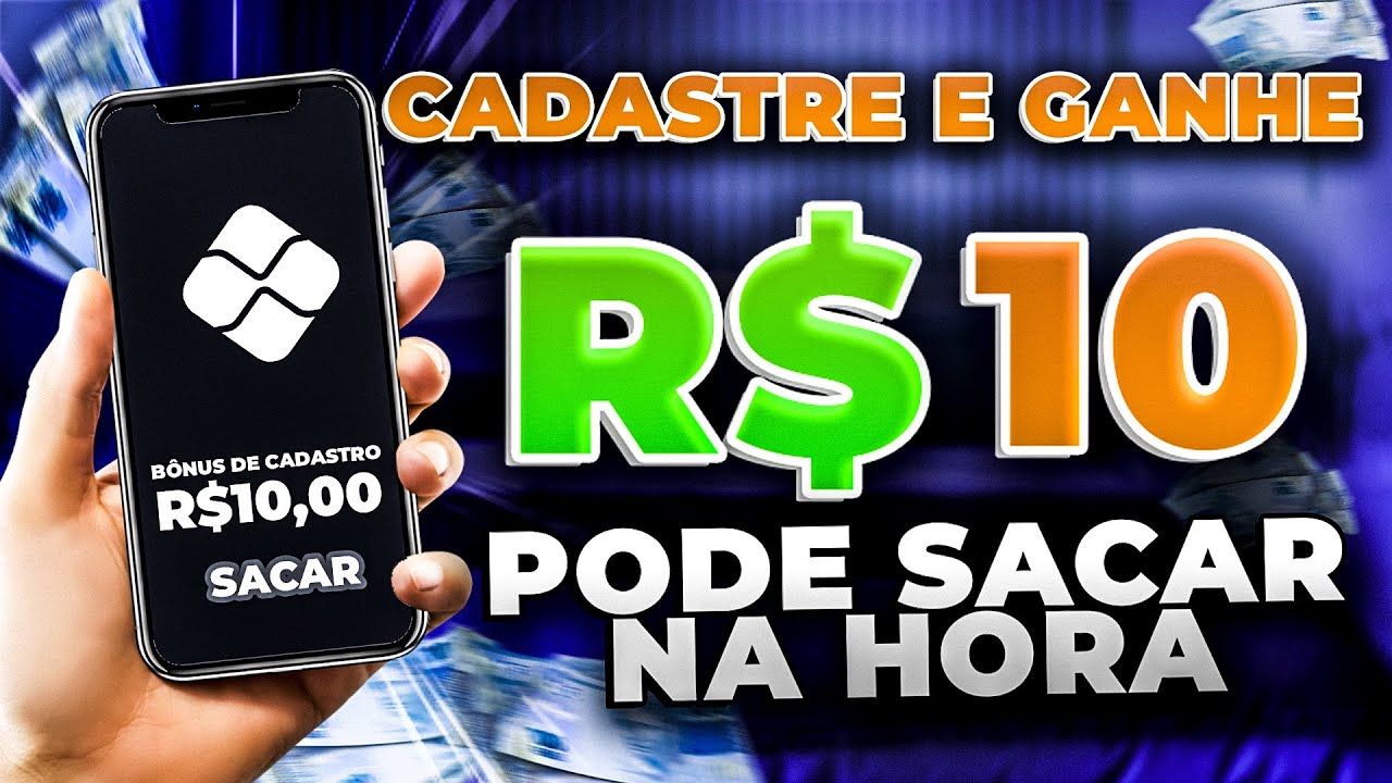 💵GANHE R$10,00 REAIS NO CADASTRO VIA PIX -NOVO APP PAGANDO POR