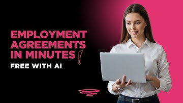 Create an Employment Agreement in Minutes with AI | Free & Step-by-Step Guide