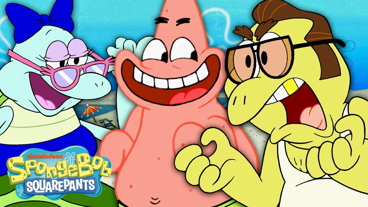 Patrick S Rock Is Actually A Turtle Shell Games Full Scene Spongebob Youtube