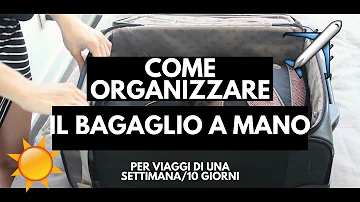 Cosa mettere in valigia per una settimana al mare?