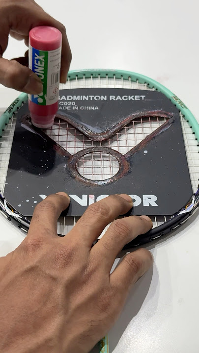 Victor logo in 41 seconds 🤯😱😳#badminton #shorts