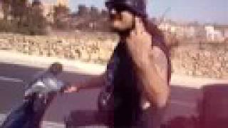 Funny biker from Malta