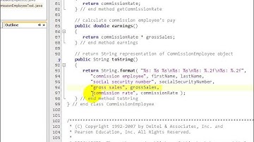 F2L1@4 CommissionEmployeeTest java