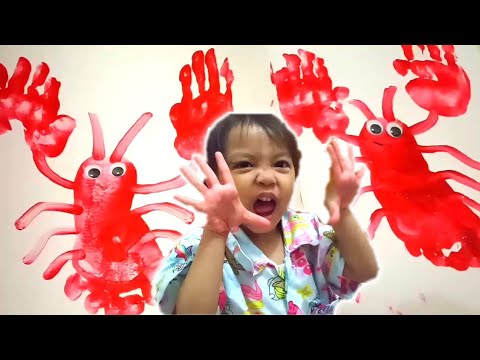 Bikin Gambar Binatang Lucu dengan  Finger Paint  Belajar  