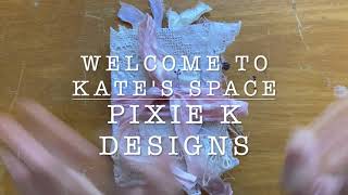 Pixie K Designs 300 Subscriber Give Away. Junk Journal Flip Through. Mini Junk Journal.