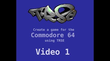 Create a game for the Commodore 64 using TRSE: Introduction (video 1)