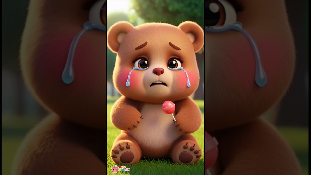 Весёлое приключение медвежонка с потерянным леденцом! 🍭 | Веселый 3D-мультфильм для детей