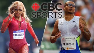 Andre De Grasse wins Diamond League 100m in Oslo, Sha'Carri Richardson preps for U.S. Nationals