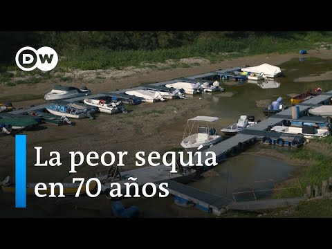 La corriente del río Po desciende sin pausa