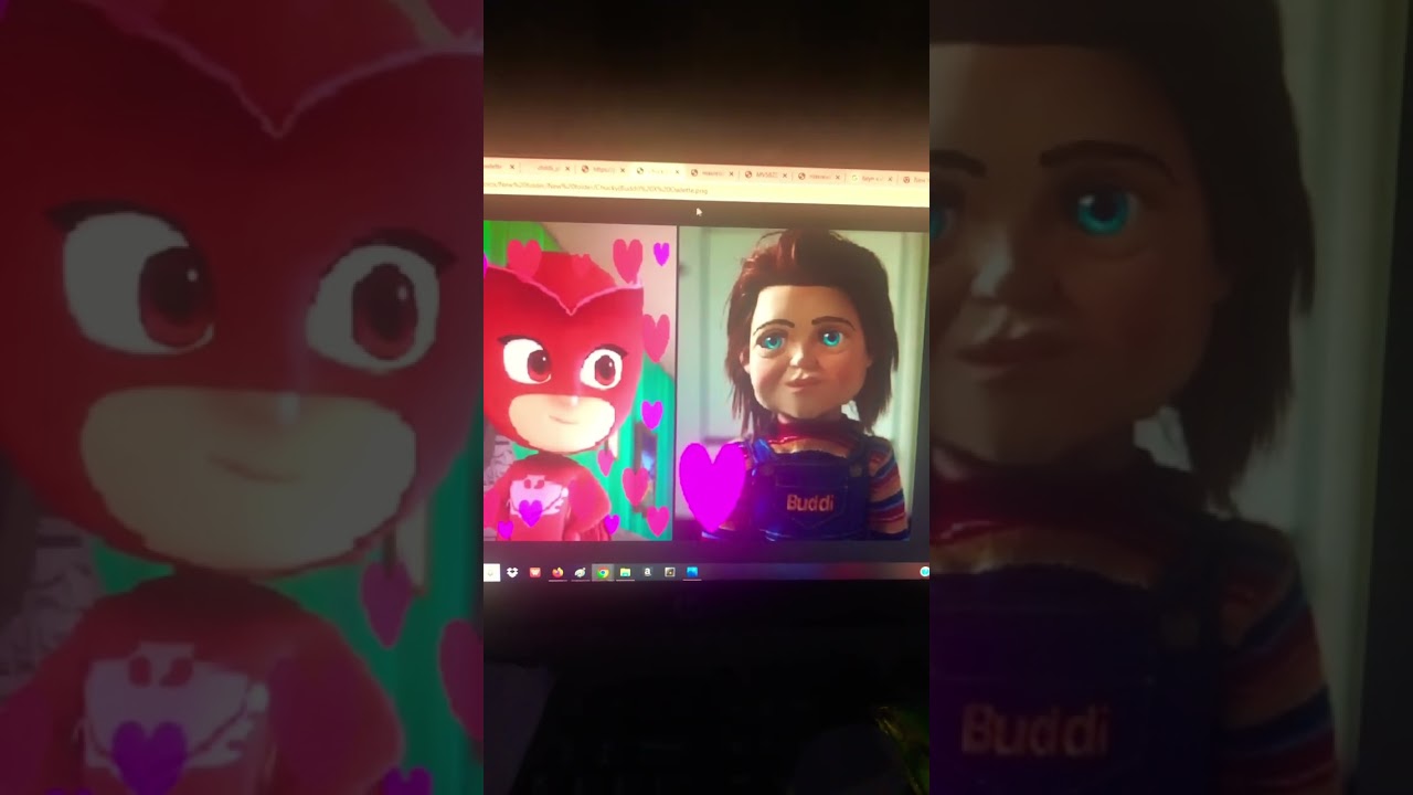 Chucky(Buddi),Owlette,Andy And Falyn Sings La Mordidita