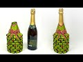 Ленты + Шампанское Простая и Изящная Идея Подарка на Новый Год Елка из шампанского