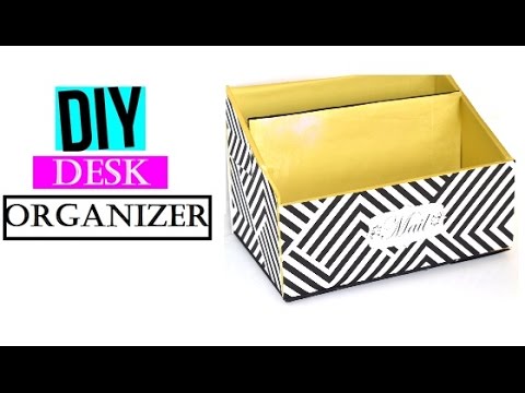 Diy Mail Holder Cardboard Storage Youtube