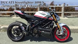 Ducati streetfighter 1098 S custom -termignoni full Exhaust sound