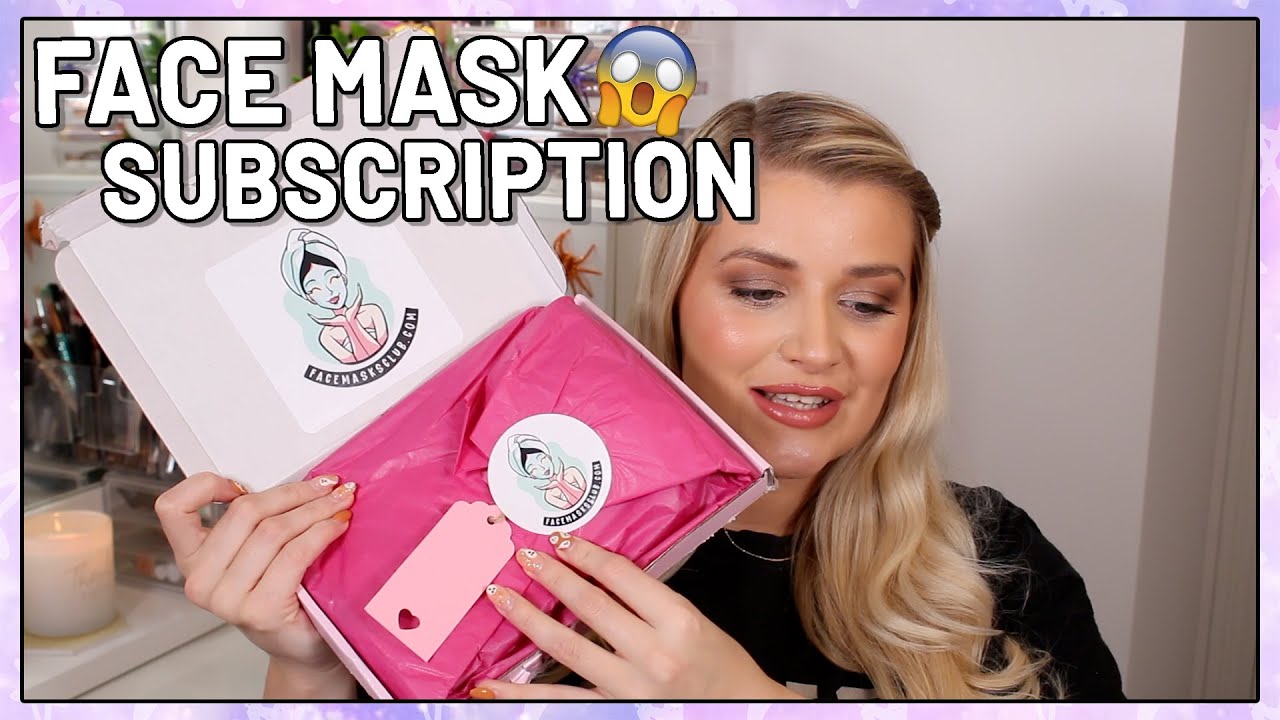 FACE MASK SUBSCRIPTION BOX?! 😯 Face Masks Club Subscription Box