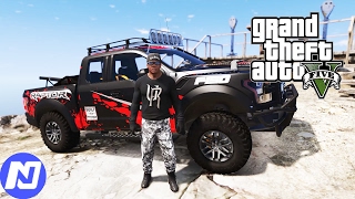 GTA 5 - Siêu xe Offroad Ford F150 Raptor đi phượt đèo, lội suối vùng quê | ND Gaming screenshot 4
