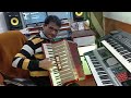 Suhani chandni raatein instrumental cover by abani dash keyboard  accordion