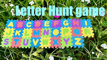 ABC Alphabet letters scavenger hunt game  A to Z compilation video | Learn abc Alphabet search game.