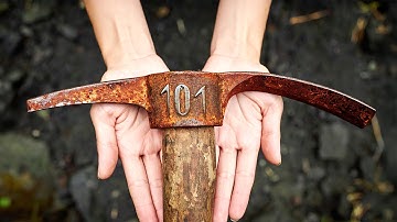 EXTREMELY RARE U.S. Airborne Pickaxe Restoration - World War 2