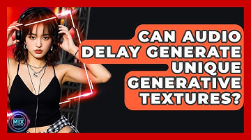 Can Audio Delay Generate Unique Generative Textures? - Electronic Mix Masters