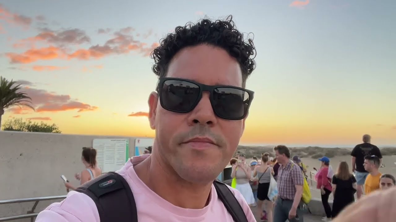 MASPALOMAS al atardecer y ZONAS POPULARES en el sur de GRAN CANARIA 🇮🇨