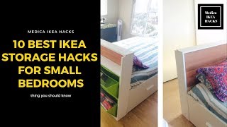 10 Best IKEA Storage Hacks for Small Bedrooms