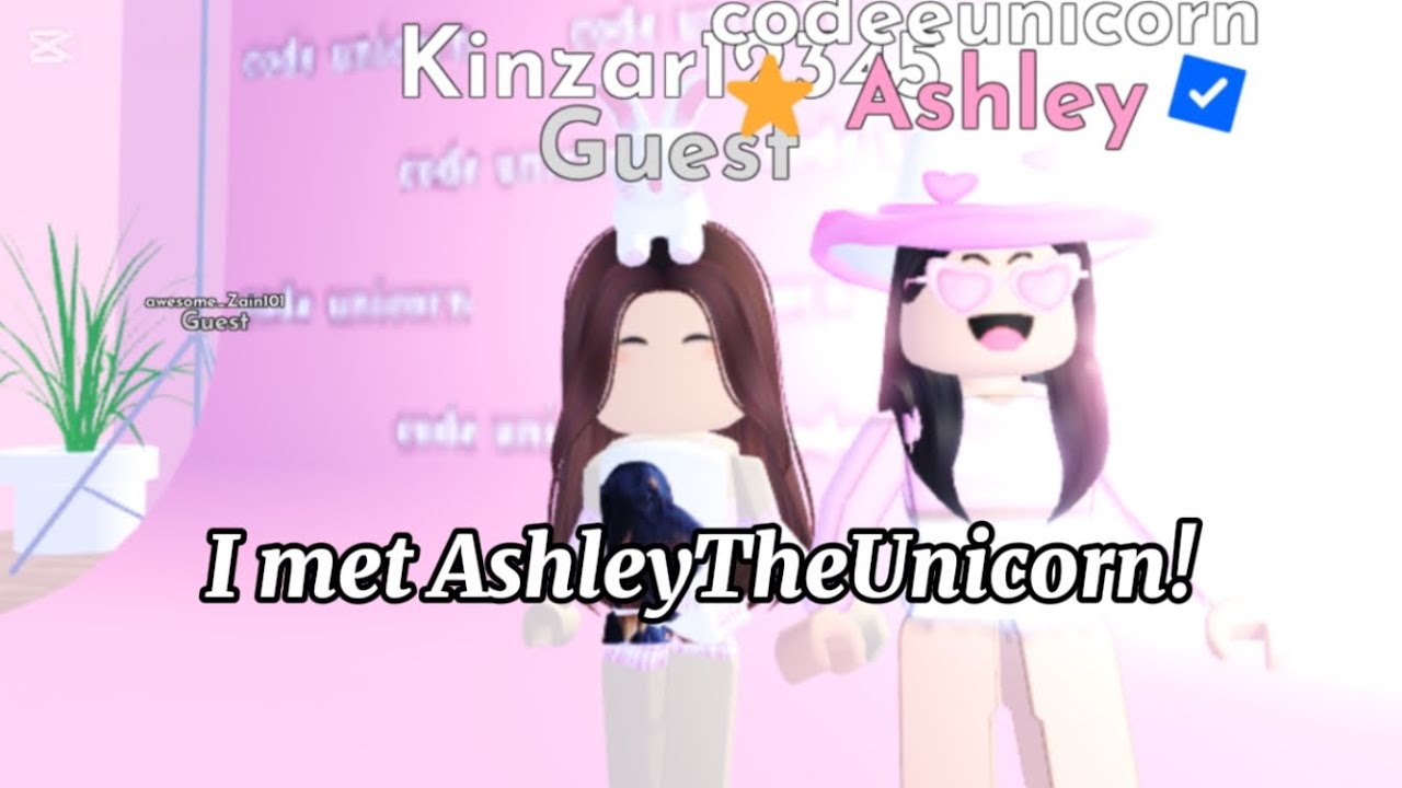 I Met Ashley The Unicorn YouTube 
