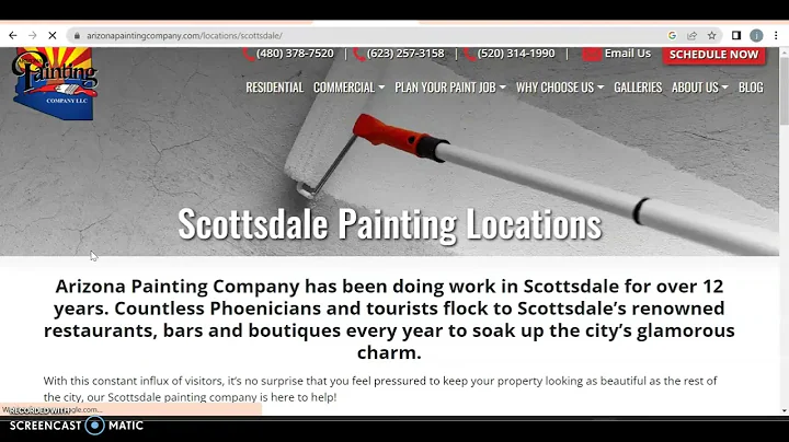 아리조나의 화가들이 그린 중미국의 풍경