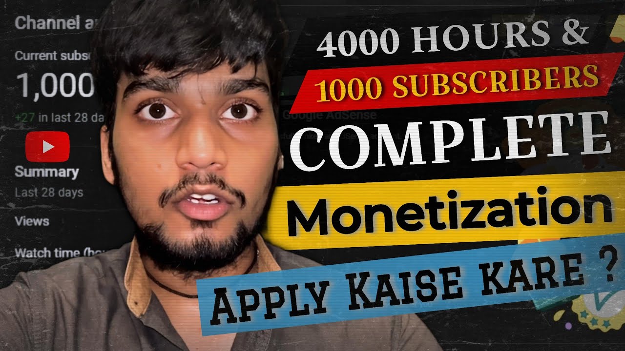 1000-subscribers-4000-hours-watch-time-completed-how-to-monetize