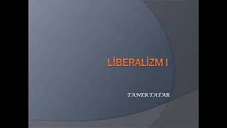 Liberalizm I