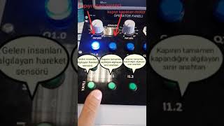 Fultek PLC Ladder diagramı ile otomatik kapı projesi