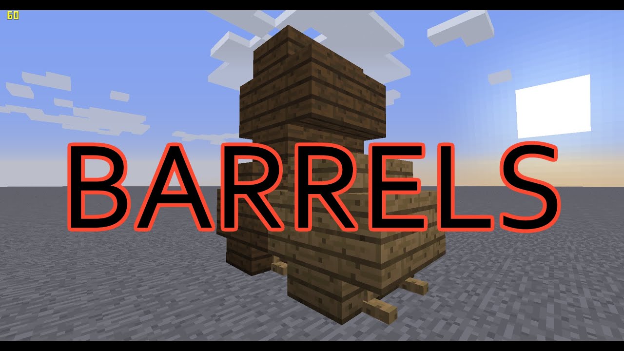 Minecraft Barrels YouTube