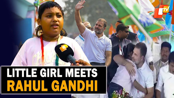 Little Girl Shares Heart-warming Moment After Meeting Rahul Gandhi