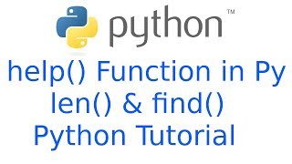 Celebrity Function usage help(), len() & find() in python | Python Tutorial in hindi Wealth