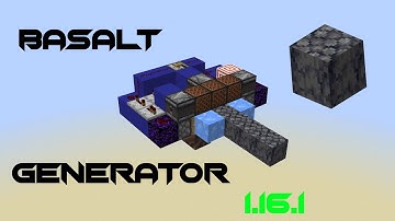 1.16.1 Basalt Generator *Minecraft Tutorial*
