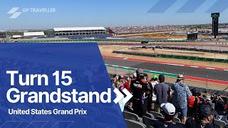 Views from the Turn 15 Grandstand at COTA