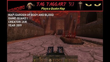 Playing another Quake map: "Garden of Body and Blood" (2019)