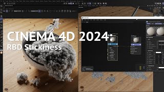 Cinema 4D: RBD Stickiness in 2024 (and overview of Rice and Bowl scene)