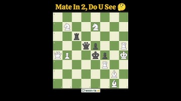 Find Mate In 2, 😱😲💥 #puzzle #2movescheckmate #chesschallenge #chess