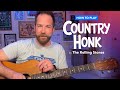 Country honk by rolling stones  acoustic guitar lesson with chords strumming and riffs